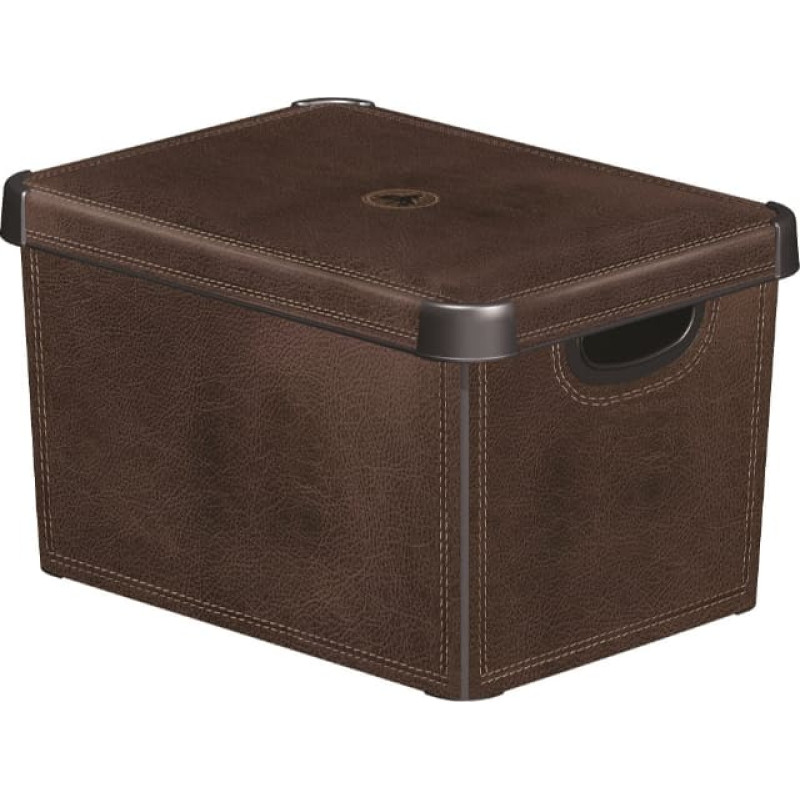 Curver Kaste ar vāku Deco Stockholm L 39,5x29,5x23,5cm Leather