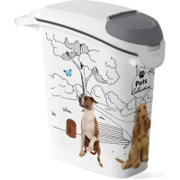 Curver Trauks barības uzglabāšanai Pets Life Dogs 10kg 23L 23,2x49,7x50,3cm suns