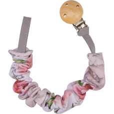 Baby In World BABY 01268 Zawieszka do smoczka Peonie - bawełna