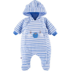 Ubranka EWA 758460 RUN&FUN Pajac welurowy ociepl. niebieski 62