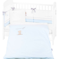 Bedding set with embroidery 6pcs 70/140 Dream Big Blue