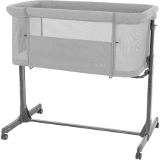 Bedside crib Noah Light Grey