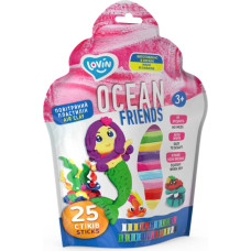 Moon Light Clay Kūrybinis rinkinys Modelinas - Plastilinas rinkinys Lovin Ocean friends 25 vnt.