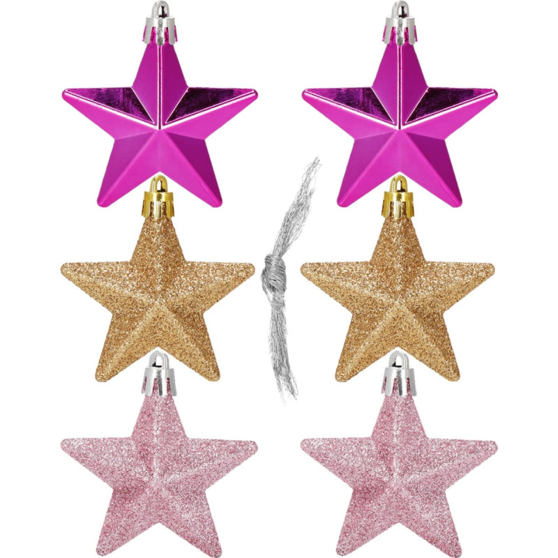 Springos Kalėdinės dekoracijos Springos CA1152 6 vnt. žvaigždės