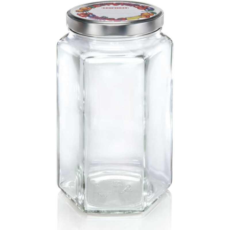 Leifheit Sešstūra burciņa stikla 1700ml