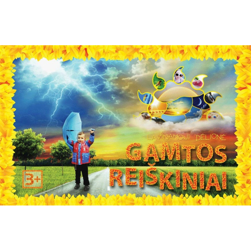 PIO Lavinamoji dėlionė Gamtos reiškiniai, 3+