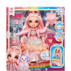 Rainbow High 120827-EUC Rainbow High Winter Wonderland Doll- Bella (Pink)