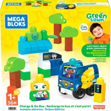 Mega Bloks Green Town & Go autobuso konstravimo rinkinys