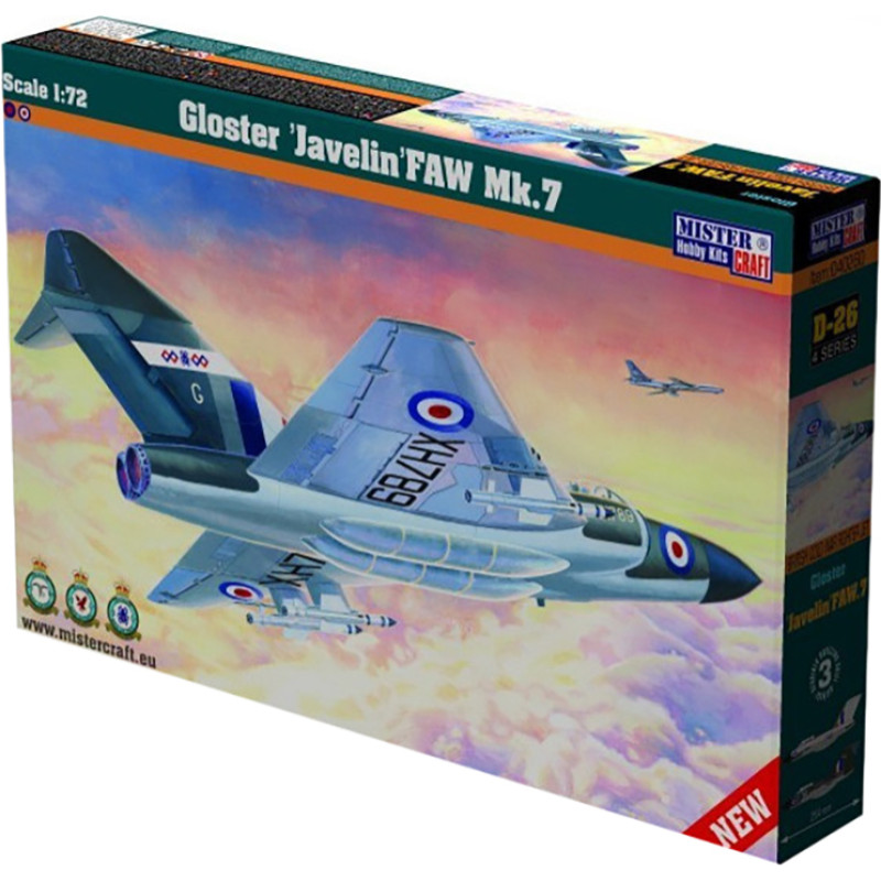 MODEL SAMOLOT GLOSTER JAVELIN FAW 1:72