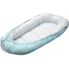 Mamotato Ankras  baby nest cocoon double sided diamonds grey mint