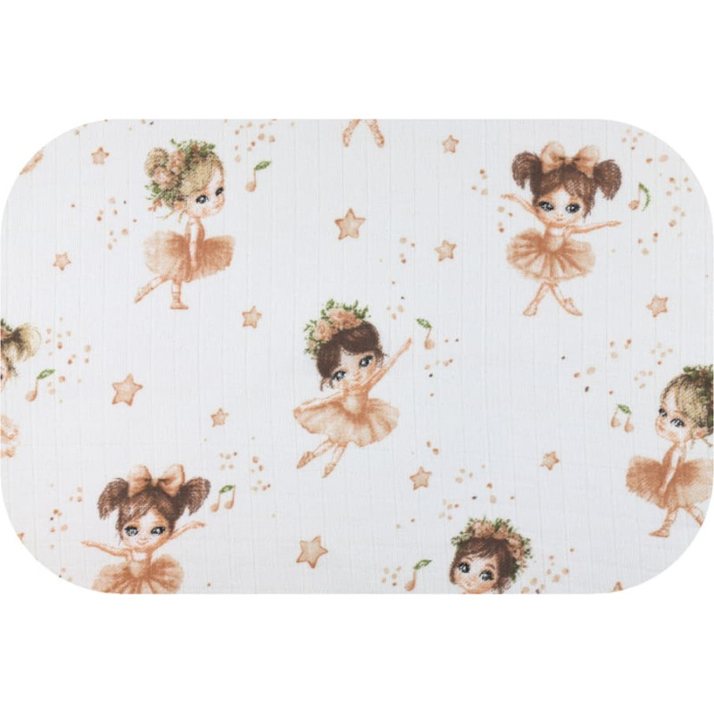 Ega Kids vystyklas - 29675 - TETRA PRINT - EGA - SWEET BALLERINAS -  dydis 70x80 cm