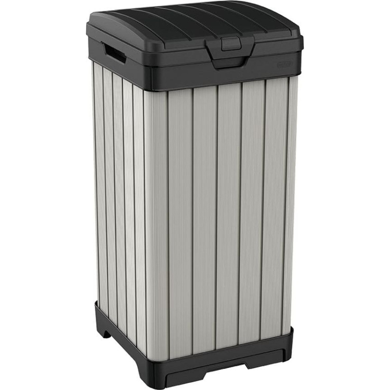 Keter šiukšlių dėžė Rockford Refuse Bin, 125L, pilka