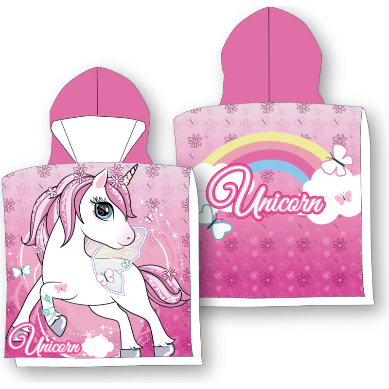 PONCHO 55X110cm UNICORN UNI24-2020CG COTTON 290 gsm