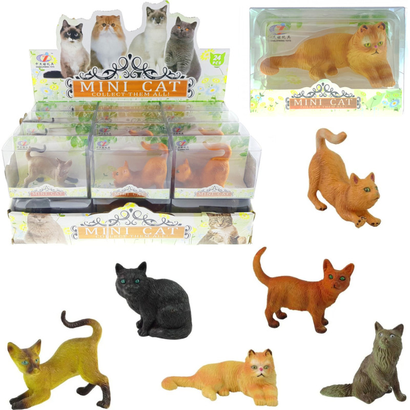 FIGURKA KOT 6 WZORÓW