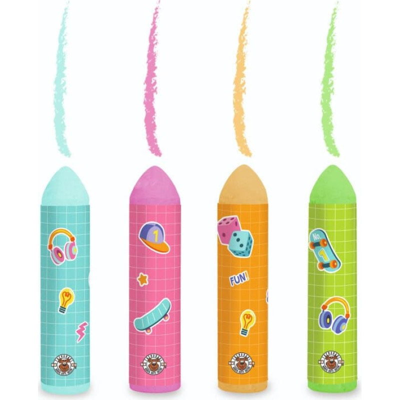 Trendhaus ABC Champion HS - Gatvės ir lentos kreida (4 vnt.)