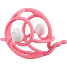 Mombella 00606 kramtukas su barškučiu, sraigė, rožinė