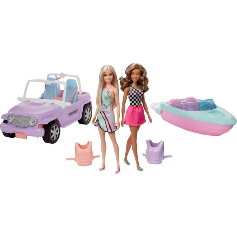 Barbie Doll -  54531 - set - BARBIE - CAR & BOAT
