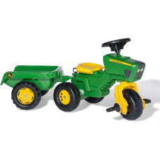 Rolly Toys 052769 Rolly-Kid John Deere triratė traktorius su priekaba