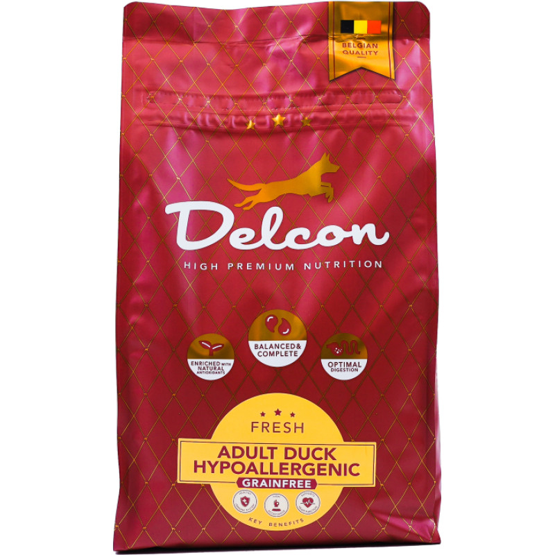 Delcon Visavertis begrūdis pa&scaron;aras suaugusiems &scaron;unims HYPOALLERGENIC su antiena / 3 kg