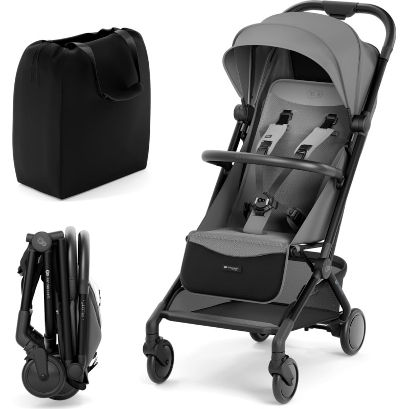 Kinderkraft sportinis vežimėlis PILOT 2, grey, KSPILO02GRY0000