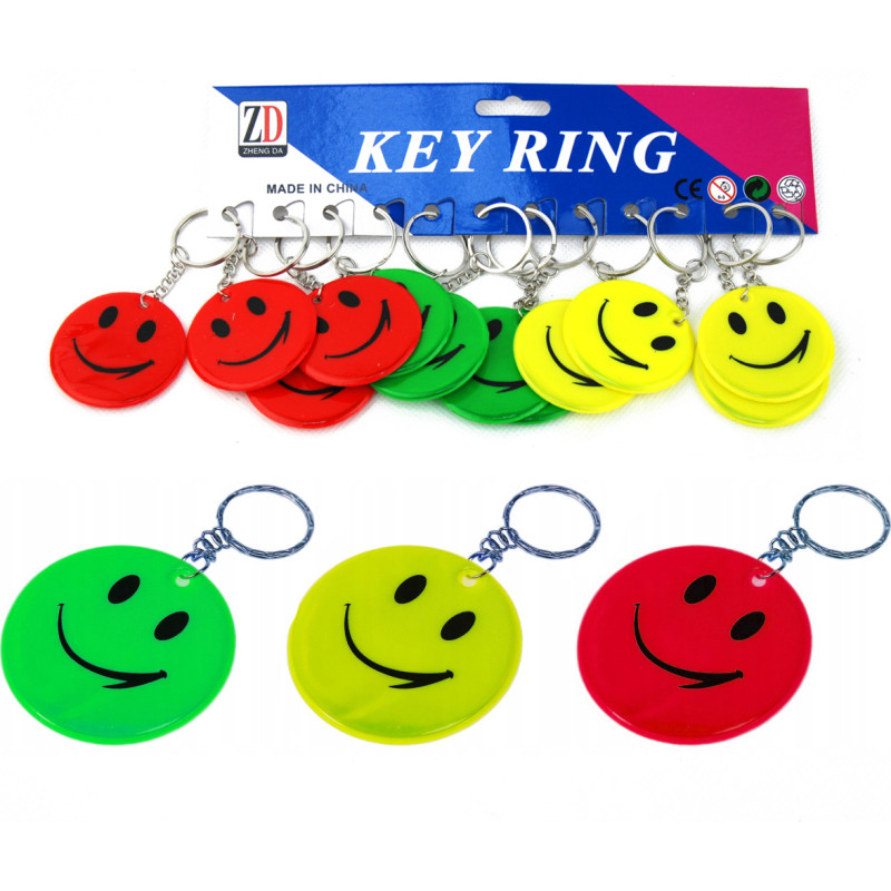 Atšvaitinis raktų pakabukas – Emocija, 12 vienetų