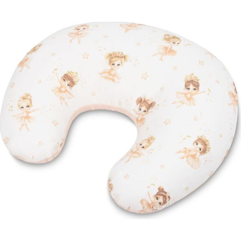 Sensillo MUSLIN FEEDING PILLOW BALLERINAS PINK
