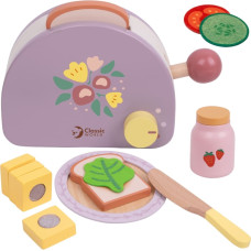 Classic World Drewniany Toster Śniadaniowy z Akcesoriami 13 el.