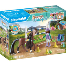 Playmobil WORLD OF HORSES Konkūro arena su Zoe ir Blaze 71355