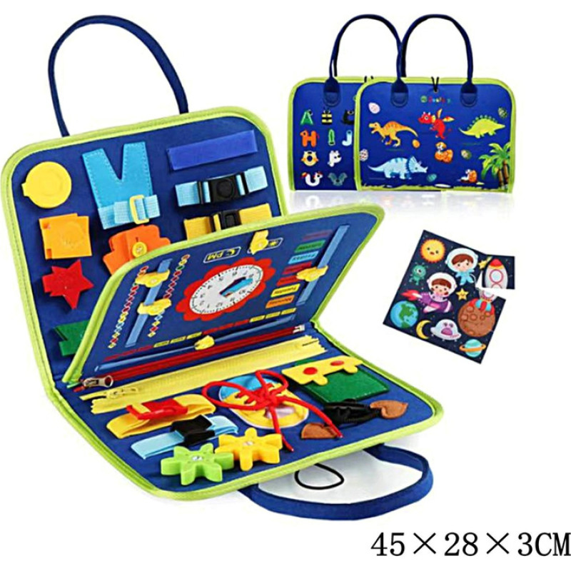 Other 78678 TABLICA MANIPULACYJNA MIĘKKA - NIEBIESKA