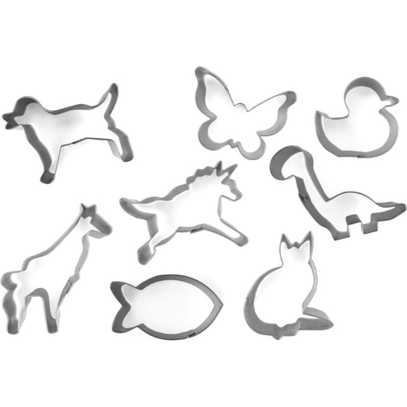 Guardini Cepumu un piparkūku formiņu komplekts 8 gab. dzīvnieki