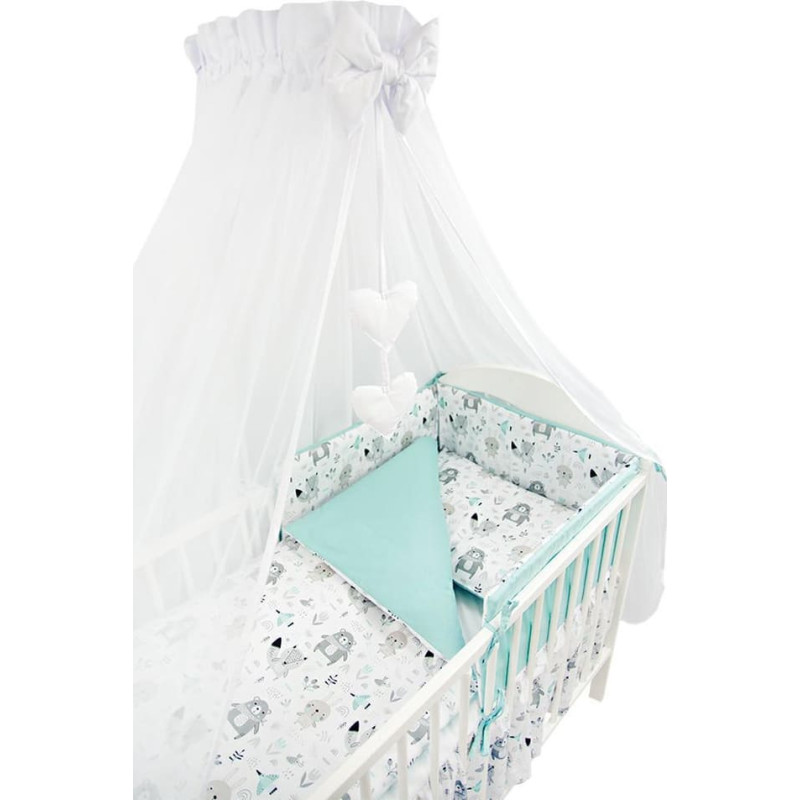 Ankras Bedding set - 6  parts - 120/90/360 - ANIMALS