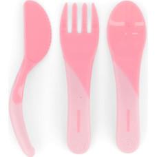 Twistshake Learn Cutlery 6+m Pastel Pink 78199