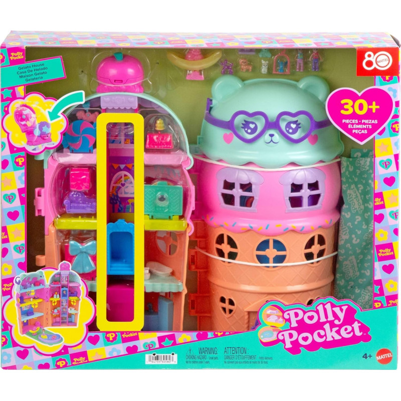 Mattel Polly Pocket – žaidimų rinkinys Gelato House, JFT91
