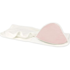 Miminu KIECZMERSKI Okrycie kąpielowe 100x100 MUŚLIN BAWEŁNIANY bawełna 100% pudrowy róż