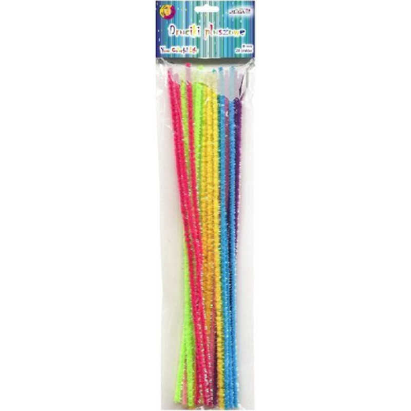 DRUCIKI PLUSZOWE NEONOWE 30cm