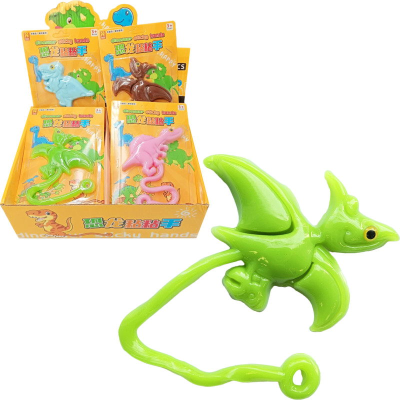 Želinis dinozauro lipnus delniukas, 3 variantai