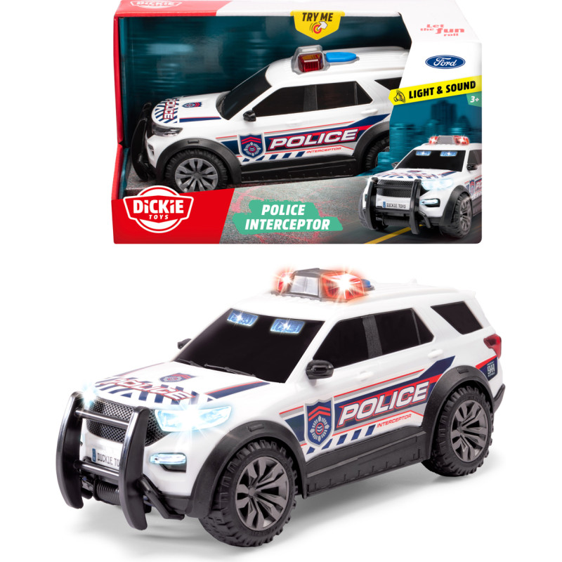 DICKIE SOS POJAZD POLICYJNY FORD INTERCE