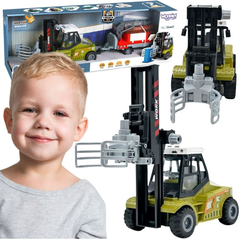 Woopie W&oacute;zek Widłowy Zaciskowy z Przyczepą Dźwięki Światła