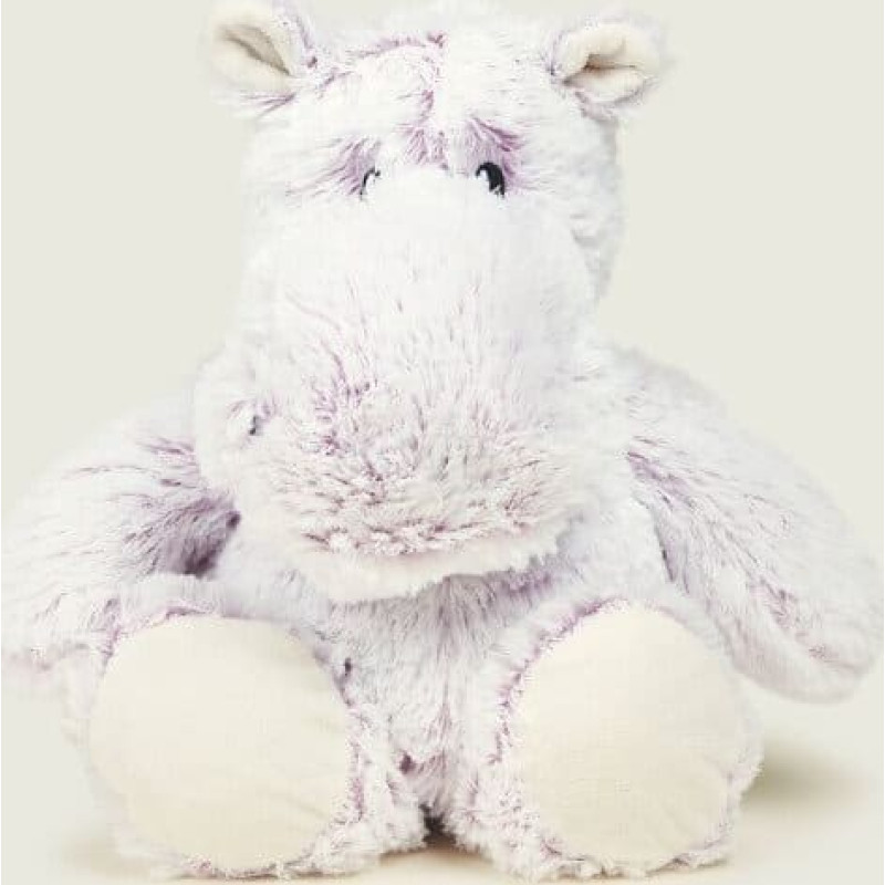 Warmies - Šildomas žaislas - Zefyrinės spalvos begemotas