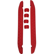 Adbor Footrests for Piccolino and Lumo sledges, red (2 pcs)