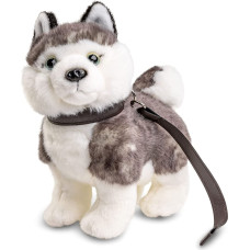 Uni-Toys Plush toy Dog Husky, standing, 23 cm