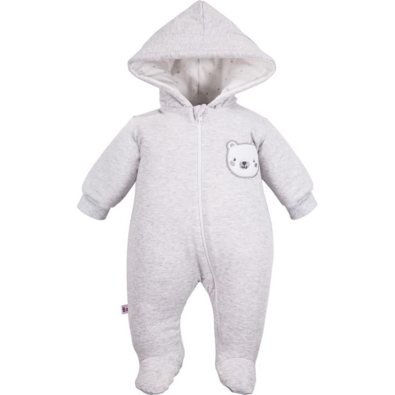 Ubranka EWA 978725 RUN&FUN Kombinezon ocieplany szary chłop.62