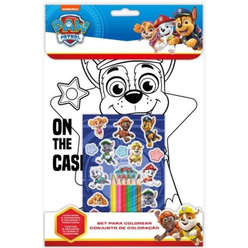 Kids Euroswan - Akcesoria Licencyjne COLORING SET PAW PATROL