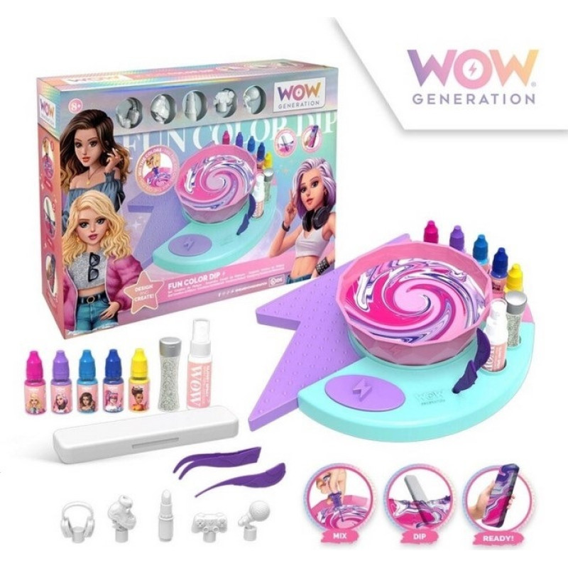 Kids Euroswan - Akcesoria Licencyjne CREATIVE SET DECORATION AND PAINTING WOW