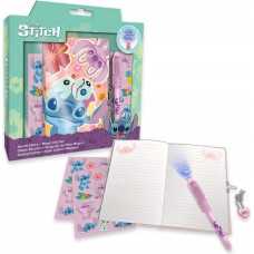 Kids Euroswan - Akcesoria Licencyjne MAGIC INK PEN WITH DIARY SET STITCH