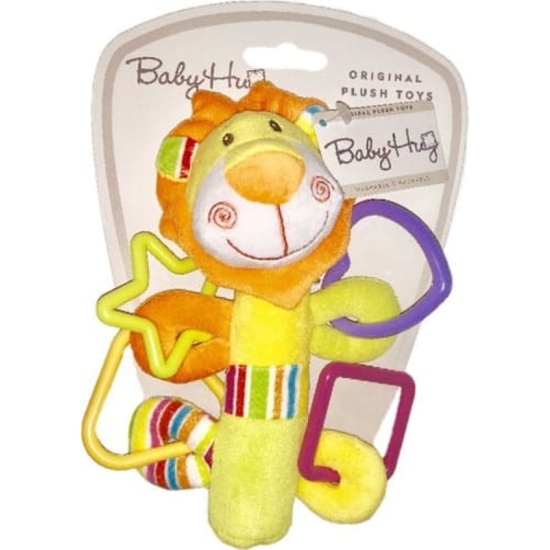 Adora Plush toy – lion rattle with sound, 19 cm