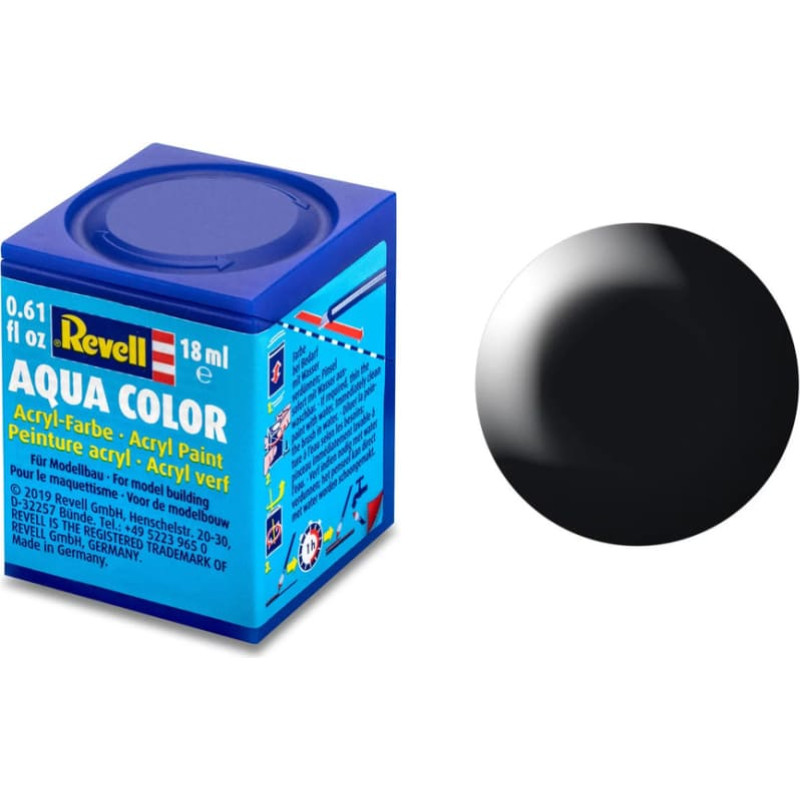 Revell Aqua Color Acrylic black, silk