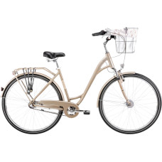 Romet Jalgratas ROMET Art Deco Classic, esikorviga, beež (M)
