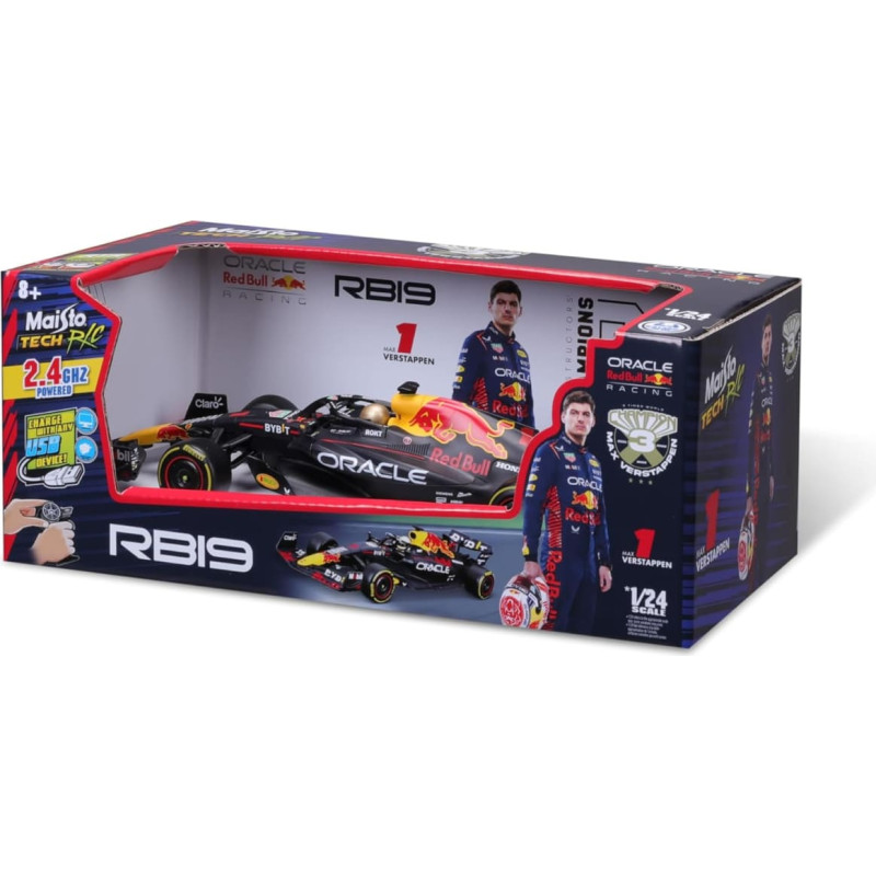 Maisto Tech R/C 1:24 rādiovadāms auto F1 Oracle Red Bull Racing RB19, 82358