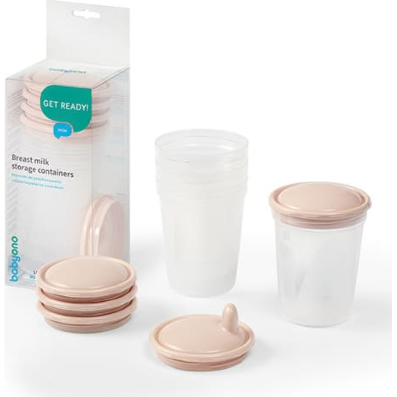 Babyono 1028/01 MILK CONTAINER WITH MOUTHPIECE